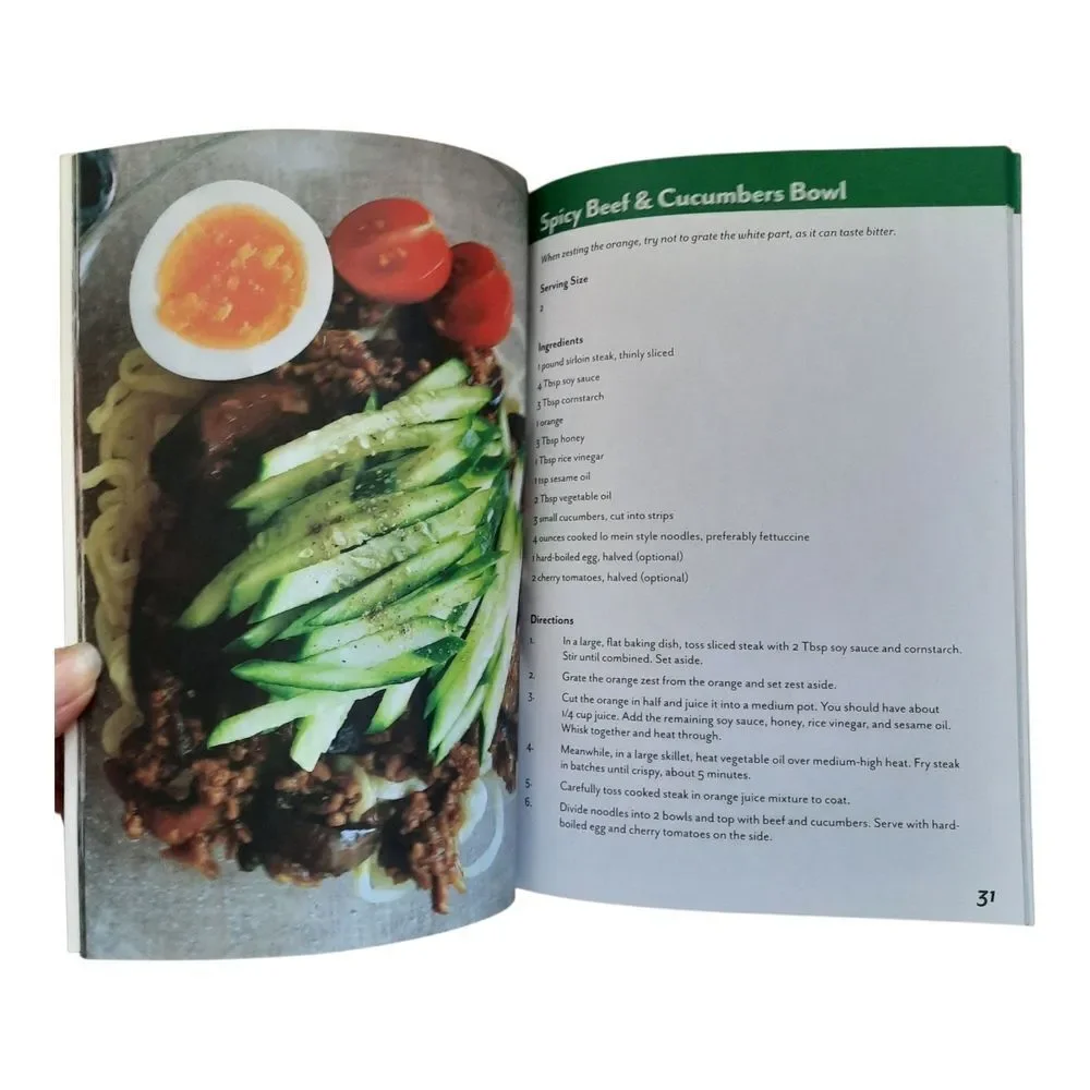 Bowls Made Simple Cookbook with Green Cover